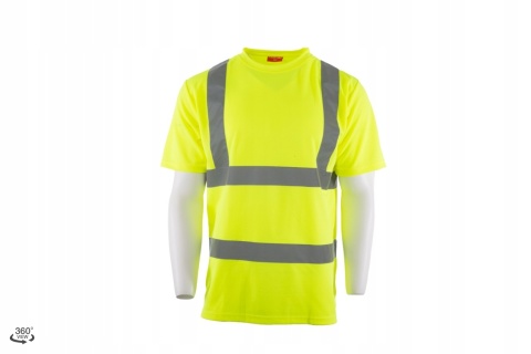 KOSZULKA T-SHIRT OSTRZEGAWCZA, ŻÓŁTA, M, CE, LAHTI