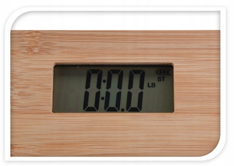 Bambusowa waga łazienkowa elektroniczna max.180 kg Bambusowa waga łazienkowa elektroniczna max.180 kg