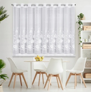 FIRANA GOTOWA biała na przelotkach 350x150