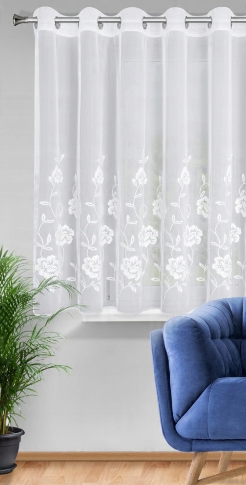 FIRANA GOTOWA biała na przelotkach 350x150
