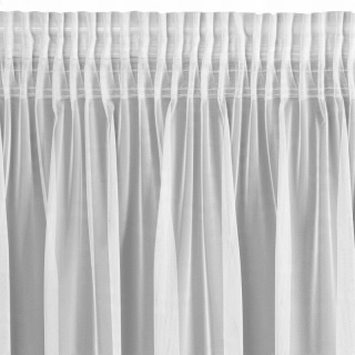 FIRANA GOTOWA biała na taśmie Amy 150x300