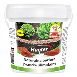 Hunter Środek NATURALNA BARIERA PRZECIW ŚLIMAKOM/ Wiaderko/ 1000ml /