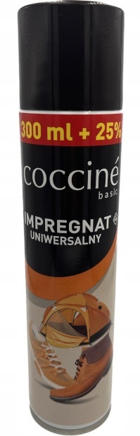 Impregnat do butów Coccine do wszystkich materiałów spray 375 ml Impregnat do butów Coccine do wszystkich materiałów spray 375 ml