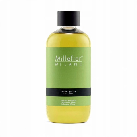 MILLEFIORI MILANO LEMON GRASS uzupełniacz do pałeczek dyfuzor 500 ml MILLEFIORI MILANO LEMON GRASS uzupełniacz do pałeczek dyfuzor 500 ml