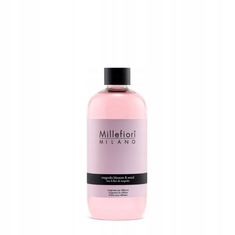 MILLEFIORI MILANO MAGNOLIA BLOSSOM & WOOD uzupełniacz do pałeczek 500 ml MILLEFIORI MILANO MAGNOLIA BLOSSOM & WOOD uzupełniacz do pałeczek 500 ml