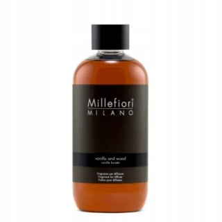 MILLEFIORI MILANO VANILLA & WOOD uzupełniacz do pałeczek dyfuzor 250 ml