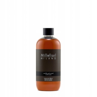 MILLEFIORI MILANO VANILLA & WOOD uzupełniacz do pałeczek dyfuzor 500 ml