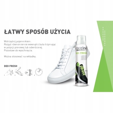 Odświeżacz do butów Coccine Sneaker Line Deo Fresh 150 ml Odświeżacz do butów Coccine Sneaker Line Deo Fresh 150 ml