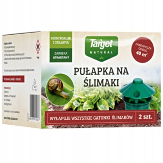PUŁAPKA NA ŚLIMAKI TARGET 250ml 20m2 2szt