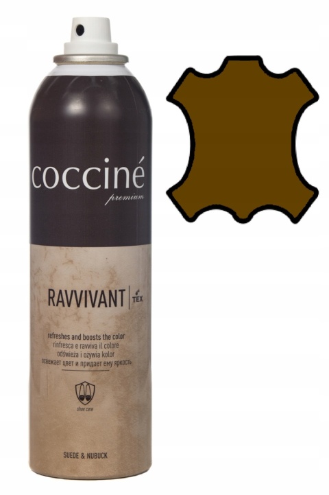 Pasta do butów brązowa Coccine SPRAY 250 ml
