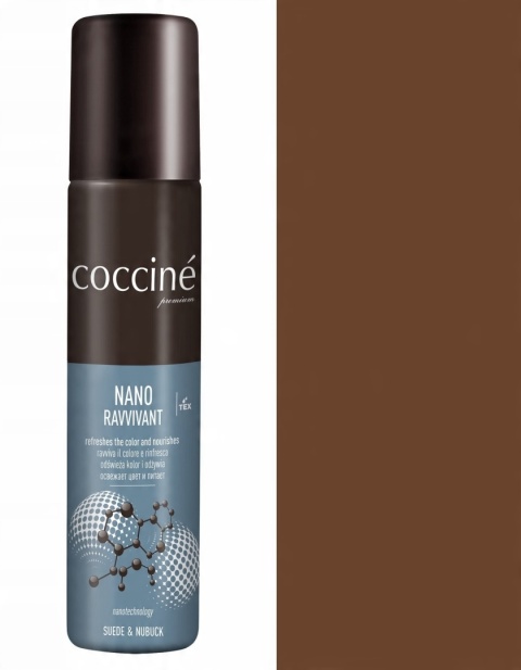Pasta do butów brązowa Coccine SPRAY 250 ml
