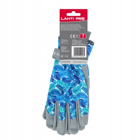 Rękawice Ochronne Skóra Syntetyczna z Kwiatowym Wzorem