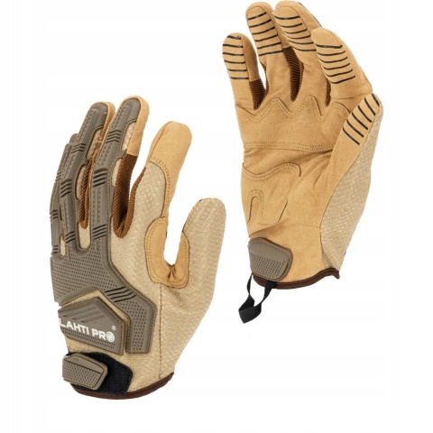 Rękawice Ochronne Warsztatowe z TPR Brąz L281511P