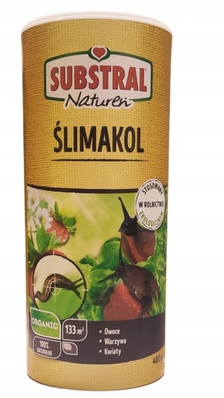 ŚLIMAKOL NATUREN 400G SUBSTRAL ZWALCZA ŚLIMAKI
