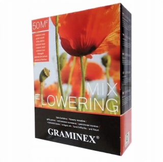 Trawa kwiatowa łąka kwiaty mieszanka traw Flowering 1kg 50m2