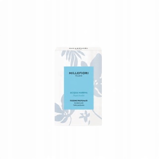 ZAWIESZKA ZAPACHOWA MILLEFIORI MILANO LAUNDRY ACQUA MARINA 3 szt.