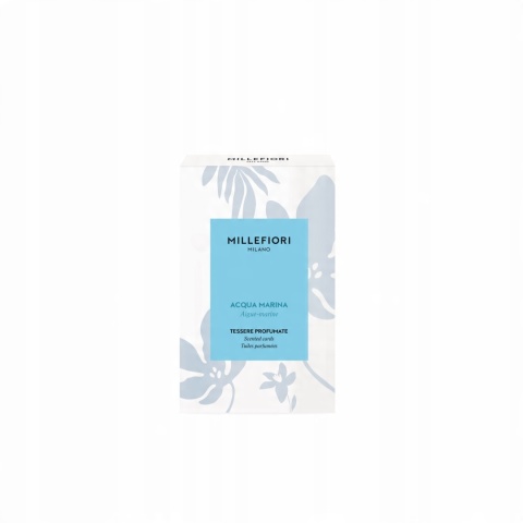 ZAWIESZKA ZAPACHOWA MILLEFIORI MILANO LAUNDRY ACQUA MARINA 3 szt. ZAWIESZKA ZAPACHOWA MILLEFIORI MILANO LAUNDRY ACQUA MARINA 3 szt.