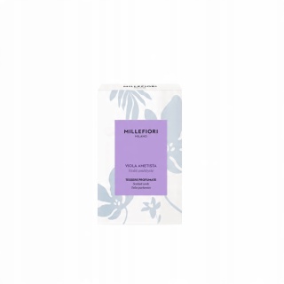 ZAWIESZKA ZAPACHOWA MILLEFIORI MILANO LAUNDRY VIOLA AMETISTA 3 szt.