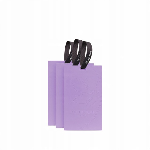 ZAWIESZKA ZAPACHOWA MILLEFIORI MILANO LAUNDRY VIOLA AMETISTA 3 szt. ZAWIESZKA ZAPACHOWA MILLEFIORI MILANO LAUNDRY VIOLA AMETISTA 3 szt.