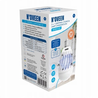 Żarówka z lampą owadobójczą, Noveen, 6 W