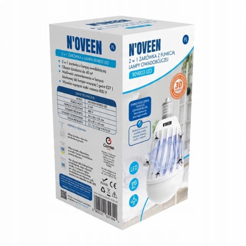 Żarówka z lampą owadobójczą, Noveen, 6 W Żarówka z lampą owadobójczą, Noveen, 6 W