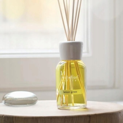 MILLEFIORI MILANO LEMON GRASS dyfuzor zapachowy i pałeczki 500 ml