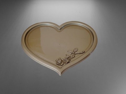 PODSTAWKA POD ZNICZ SERCE