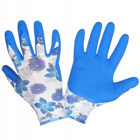 RĘKAWICE LATEKS FIOLETOWE L211509P, KARTA, 9, CE, LAHTI