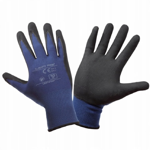 RĘKAWICE NITR. GRAN.-CZARNE L221308P, KARTA, "8", CE, LAHTI