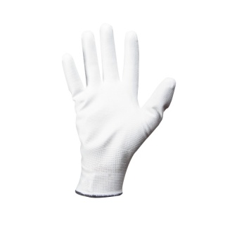 RĘKAWICE PU BIAŁE L230107P, 1 PARA, "7", CE, LAHTI