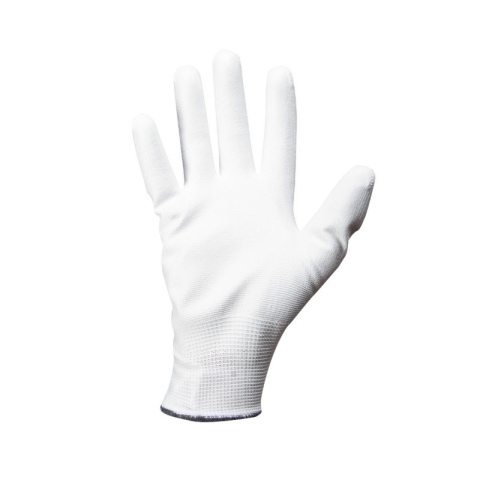RĘKAWICE PU BIAŁE L230107P, 1 PARA, "7", CE, LAHTI