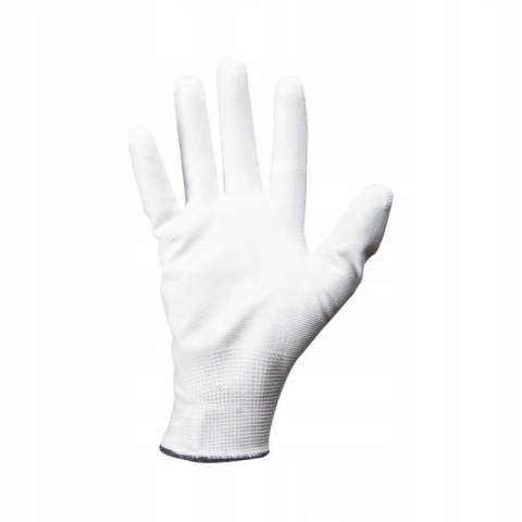 RĘKAWICE PU BIAŁE L230108P, 1 PARA, "8", CE, LAHTI