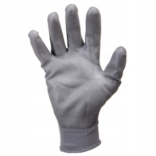 RĘKAWICE PU SZARE L230210P, 1PARA, "10", CE, LAHTI