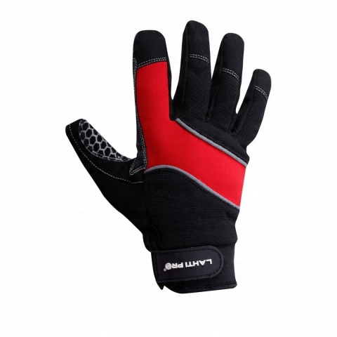 RĘKAWICE WAR. ANTYP. CZA-CZER. L281109P, KARTA, 9,CE,LAHTI