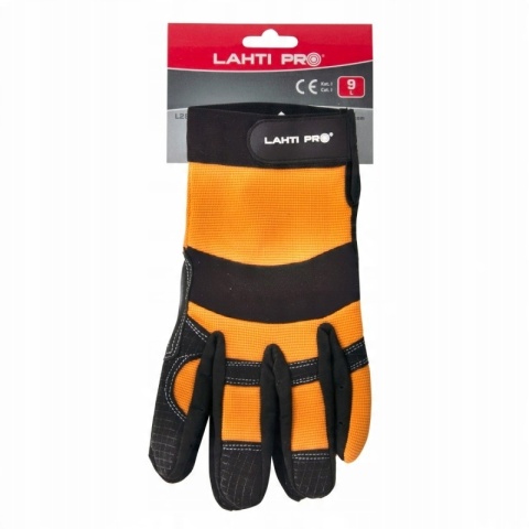 RĘKAWICE WARSZT. CZAR. - POM. L280110P, KARTA, 10, CE, LAHTI