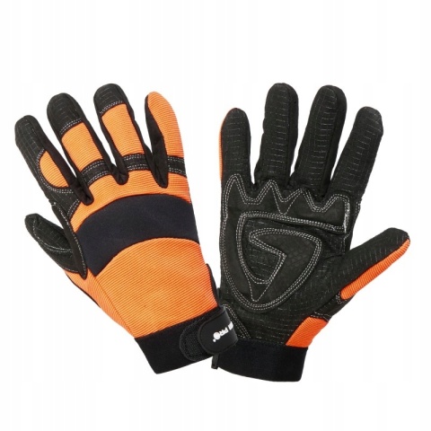 RĘKAWICE WARSZT. CZAR.-POM. L280111P