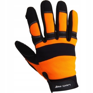 RĘKAWICE WARSZT. CZAR.-POM. L280508P, KARTA, "8", CE, LAHTI