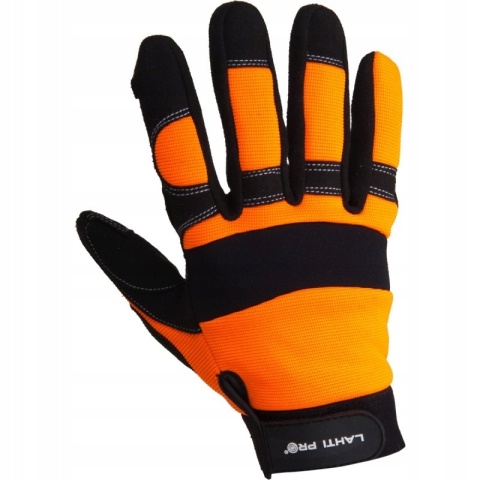 RĘKAWICE WARSZT. CZAR.-POM. L280508P, KARTA, "8", CE, LAHTI