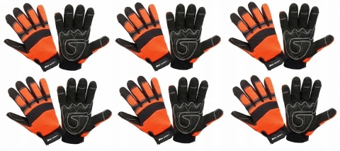 RĘKAWICE WARSZT. CZAR.-POM. L280509P, KARTA, "9", CE, LAHTI