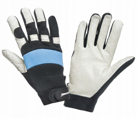 RĘKAWICE WARSZT. CZAR.-POM. L280511P, KARTA, "11", CE, LAHTI