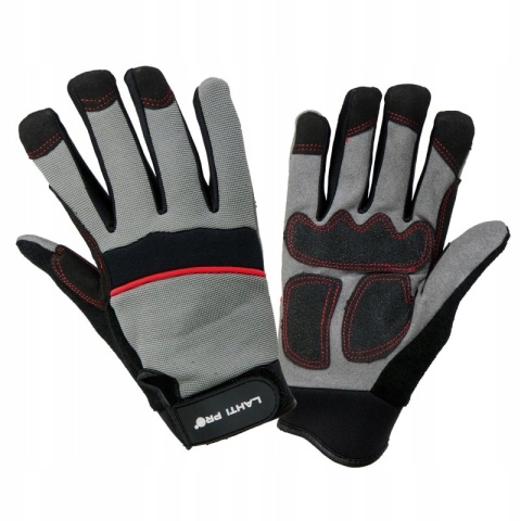 RĘKAWICE WARSZT. CZAR.-SZAR. L280909P, KARTA, "9", CE, LAHTI