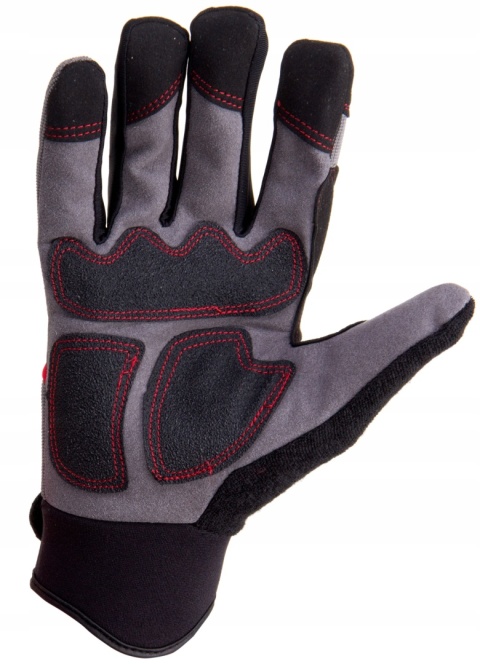 RĘKAWICE WARSZT. CZAR.-SZAR. L280911P, KARTA, "11", CE,LAHTI