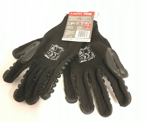 Rękawice Antywibracyjne Czarne Lahti L290110P
