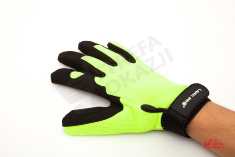Rękawice Warsztatowe w Karcie "9", Czarno-Żółte