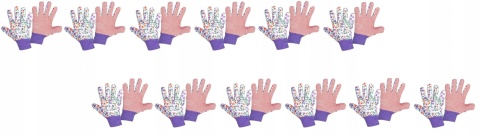 Rękawice ochronne ze skóry syntetycznej, kategoria 8