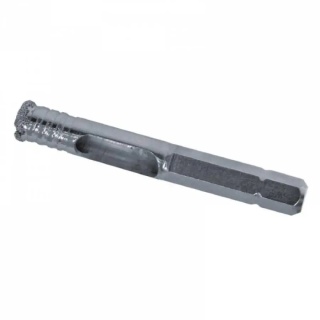 Diamentowe wiertło 6mm do gresu, terakoty uchwyt sześciok.