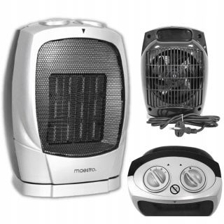 Farelka grzejnik elektryczny mały oscylacja 1500W