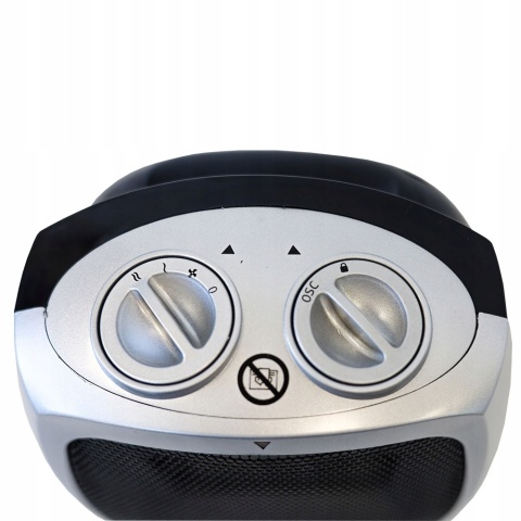 Farelka grzejnik elektryczny mały oscylacja 1500W