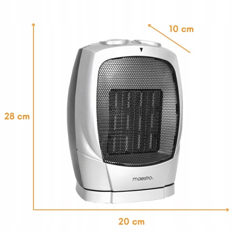 Farelka grzejnik elektryczny mały oscylacja 1500W
