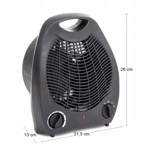 GRZEJNIK ELEKTRYCZNY HH-101B, KOLOR CZARNY